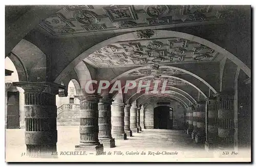 Cartes postales La Rochelle Hotel de Ville Galerie du Rez de Chaussee