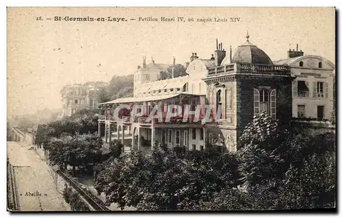 Cartes postales St Germain En Laye pavillon Henri IV ou naquit Louis XIV