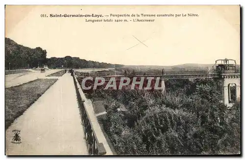 Cartes postales St Germain En Laye Perspective De La Terrasse construite par Le Notre