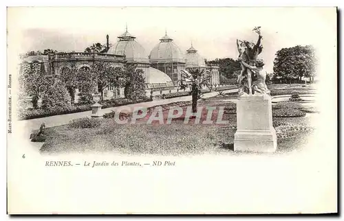 Ansichtskarte AK Rennes Le Jardin des Plantes