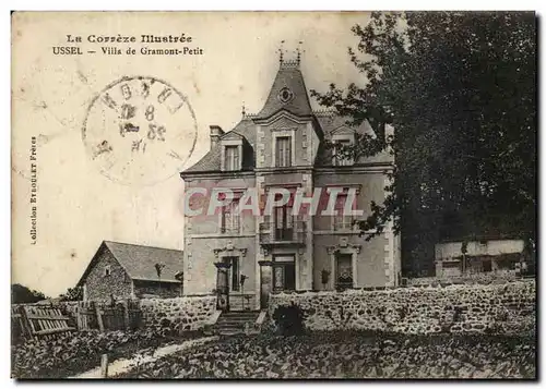 Cartes postales La Correze Illustree Ussel Villa de Gramont Petit