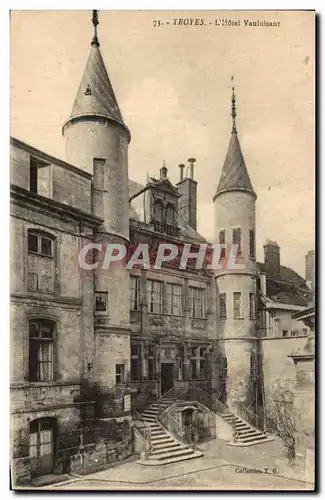 Cartes postales Troyes L'Hotel Vauluisant