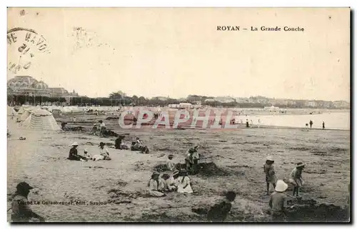 Cartes postales Royan La Grande conche Enfants