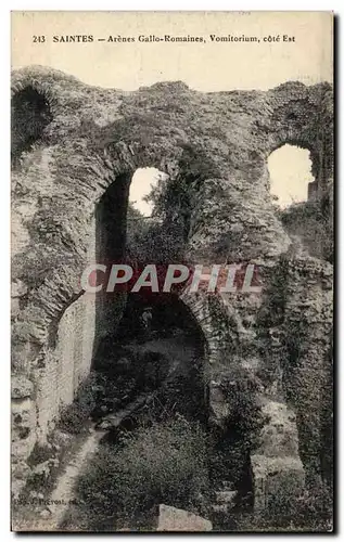 Cartes postales Saintes Arenes Gallo Romaines Vomitorium Cote Est