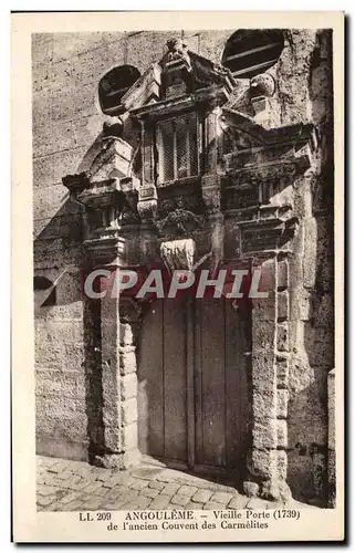 Cartes postales Angouleme Vieille Porte de l'Ancien Couvent des Carmelites