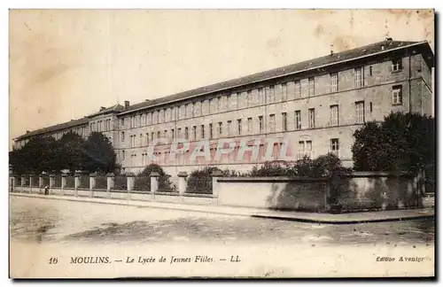 Cartes postales Moulins Le Lycee de Jeunes Filles