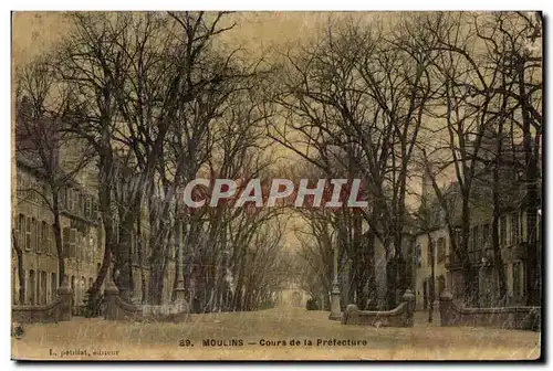 Cartes postales Moulins Cours de la Prefecture