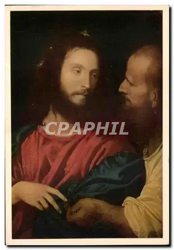 Ansichtskarte AK Cristo Della Moneta Tiziano Vecellio Pinacoteca Dresda