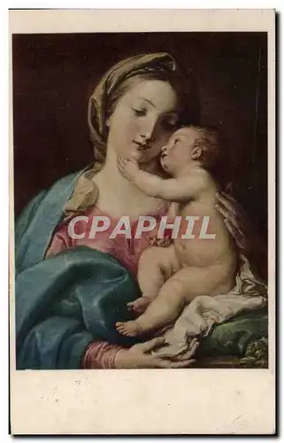 Cartes postales Madonna Col Figlio galleria Borghese Roma