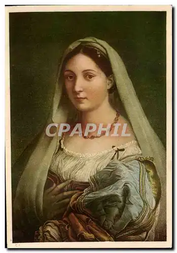 Cartes postales La Fornarina Raffaclio Sanzio Galierin Pitti Firenze