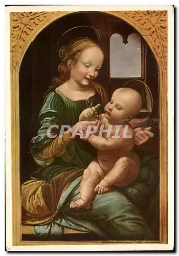 Cartes postales La Vergine Benoist Leonardo Hermitage St Petersburg Russie