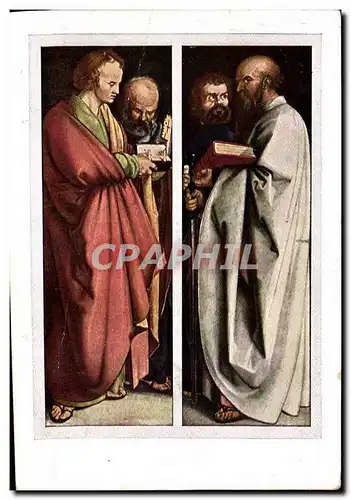 Cartes postales Durer Die Vier Upoftel Apotres