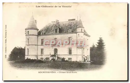 Ansichtskarte AK Les Chateaux De La Vendee Rocheserviere Chateau Sainte Andre