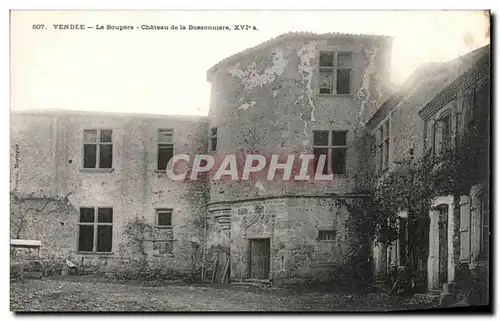 Ansichtskarte AK Vendee Le Boupere Chateau De La Borsonniere