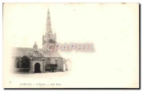 Cartes postales Carnac l&#39Eglise