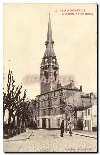 Cartes postales La Rochelle L'Eglise Notre Dame