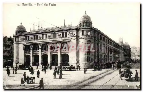 Ansichtskarte AK Marseille Hotel des Postes