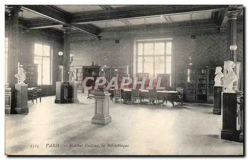 Cartes postales Paris Insitut Pasteur la Bibliotheque