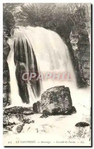 Cartes postales Le Dauphine Sassenage cascade du Furon