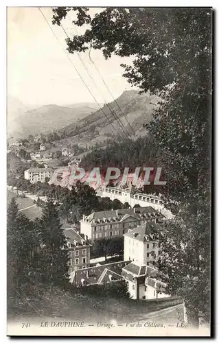 Cartes postales Le Dauphine Uriage vue du Chateau