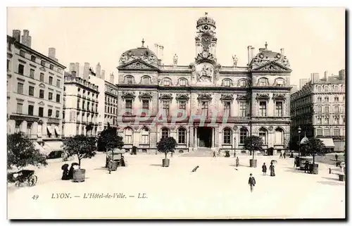 Cartes postales Lyon L&#39Hotel de Ville