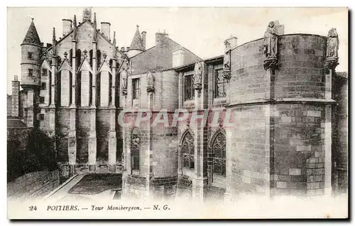 Cartes postales Poitiers Tour Montbergeon