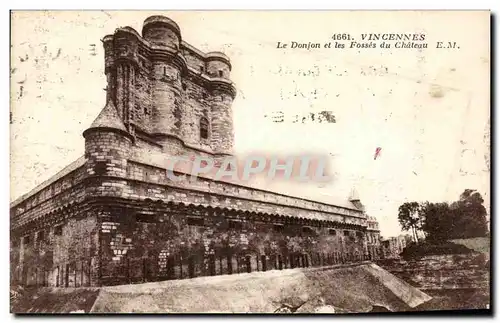 Cartes postales Vincennes Le Donjon et les Fosses du Chateau