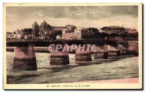 Cartes postales Royan Foncillon vu de la Jetee