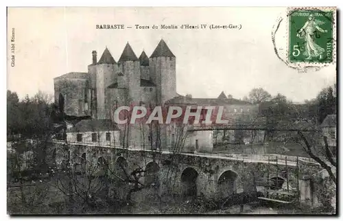 Cartes postales Barbaste Tours du Moulin d&#39Henri IV
