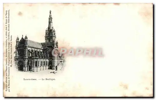 Cartes postales Sainte Anne La Basilique