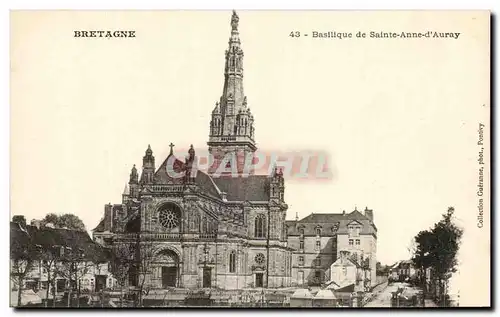 Cartes postales Bretagne Basilique de Sainte Anne D'Auray