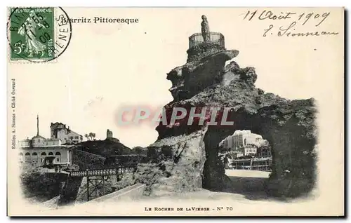 Cartes postales Brarritz Pittoresque Le Roche De La Vierge