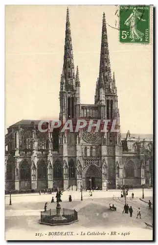 Cartes postales Bordeaux La Cathedrale