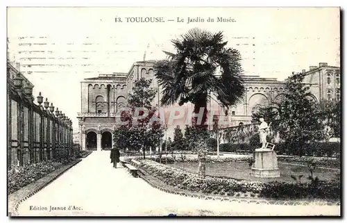 Cartes postales Toulouse Le Jardin Du Musee