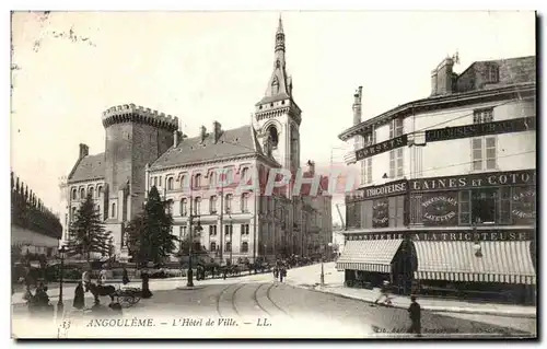 Cartes postales Angouleme L&#39Hotel De Ville a la Tricotese