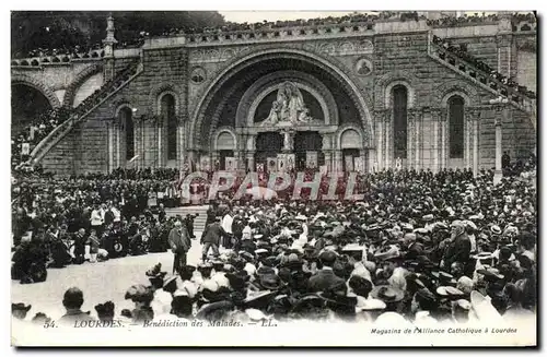 Cartes postales Lourdes Benediction Des Malades