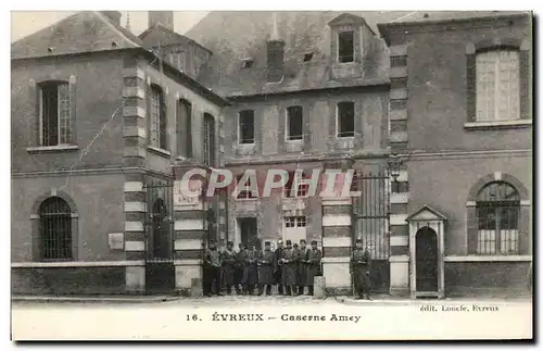 Cartes postales Evreux Caserne Amey Militaria