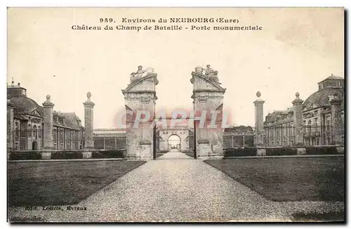 Cartes postales Environs Du Neubourg Chateau Du Champ De Bataille