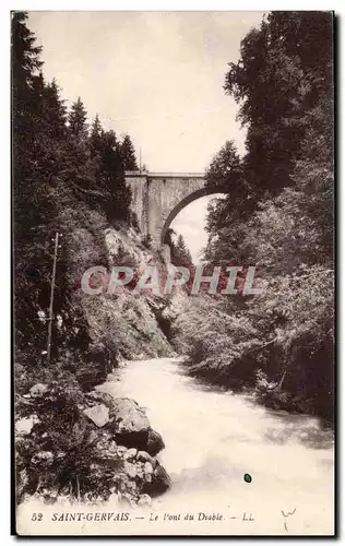 Ansichtskarte AK Saint Gervais Le Pont du Diable