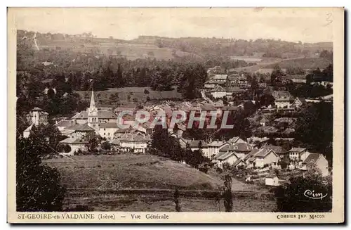 Cartes postales St Geoire en Valdaine Vue Generale