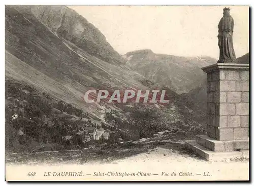 Ansichtskarte AK Le Dauphine Saint Christophe en Oisans Vue du Coulet