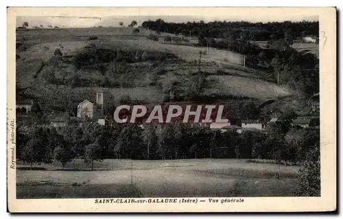 Cartes postales Saint Clair Sur Galaure Vue Generale