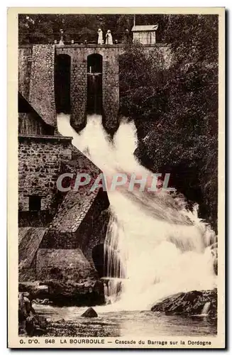 Ansichtskarte AK La Bourboule Cascade du Barrage sur la Dorogne