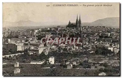 Cartes postales Clermont Ferrand Vue Generale Prise De Monjuzet