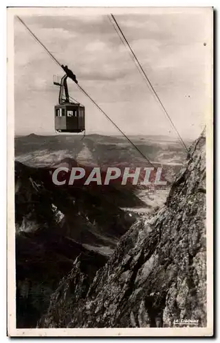 Cartes postales Le Mont Dore Le teleferique au dessus des Aiguilles