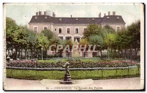 Ansichtskarte AK Grenoble Le Square Des Postes