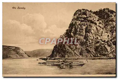 Cartes postales Die Loreley Bateau