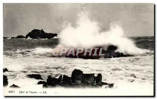 Cartes postales Effet de Vagues