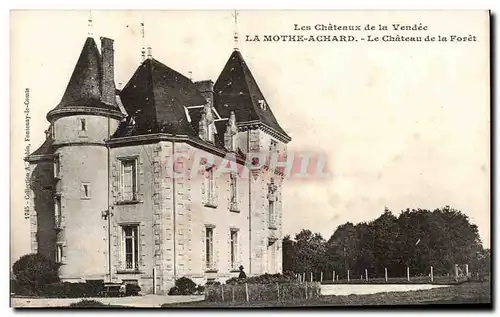 Ansichtskarte AK Les Chateaux De La Vendee La Mothe Achard Le chateau De La Foret