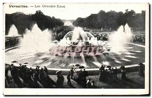 Cartes postales Versailles Les Grandes Eaux